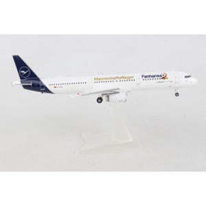 Model Airbus A321 Lufthansa Fanhansa 1:200 D-AISQ Herpa