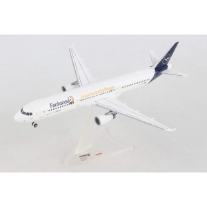 Model Airbus A321 Lufthansa Fanhansa 1:200 D-AISQ Herpa