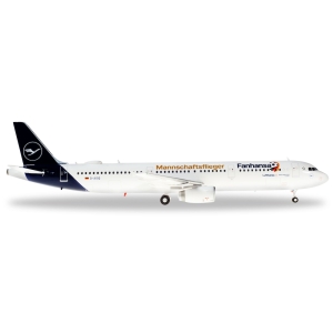 Model Airbus A321 Lufthansa Fanhansa 1:200 D-AISQ Herpa