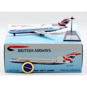 Model Boeing 727-200 BRITISH Airways 1:200 UNIKAT!