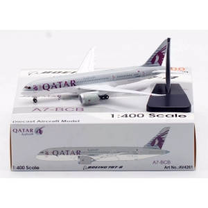 Model Boeing 787-8 QATAR Airways 1:400 Aviation A7-BCB