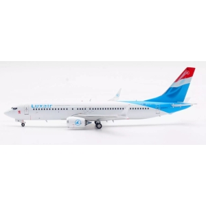 Model Boeing 737MAX8 LUXAIR 1:200 LX-LBL Inflight