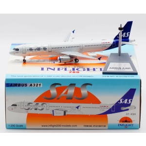 Model Airbus A321 SAS Scandinavian 1:200 Inflight OY-KBH