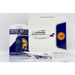 Model Boeing 747-400 LUFTHANSA 1:400 D-ABTE + brelok AVIATIONTAG!