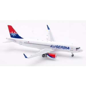 Model Airbus A320 AIR SERBIA 1:200 YU-APO Inflight