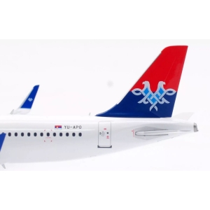 Model Airbus A320 AIR SERBIA 1:200 YU-APO Inflight